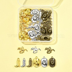 45Pcs 9 Style Tibetan Style Alloy Pendants&nbsp;FIND-FS0003-56