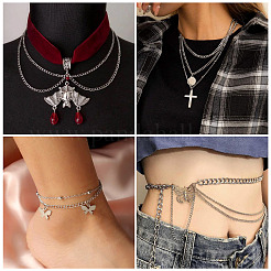 DIY Chain Bracelet Necklace Making Kit&nbsp;DIY-YS0001-45