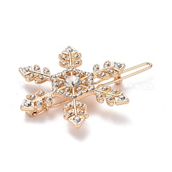 Alloy Crystal Rhinestone Hair Barrettes&nbsp;PHAR-Z003-12KCG