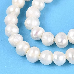 Natural Cultured Freshwater Pearl Beads Strands&nbsp;PEAR-N013-03E-01