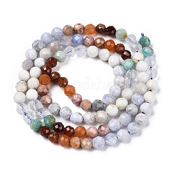 Natural & Synthetic Mixed Gemstone Beads Strands&nbsp;G-D080-A01-01-27