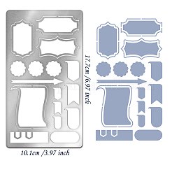Retro Stainless Steel Metal Cutting Dies Stencils&nbsp;DIY-WH0242-286