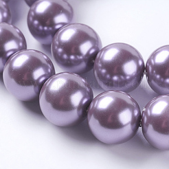 Eco-Friendly Dyed Glass Pearl Round Beads Strands&nbsp;HY-A002-14mm-RB056