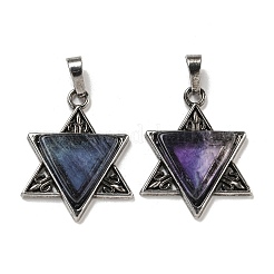 Natural & Synthetic Mixed Gemstone Pendants&nbsp;G-G147-08AS
