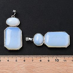 Opalite Human Body Shaped Pendants&nbsp;G-P552-03P-03