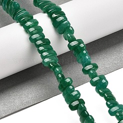 天然の天然翡翠ビーズ連売りを染めた  長方形  9x4x4.5mm  穴：1mm  約93個/連  15.28インチ（38.8cm）&nbsp;G-Q167-B24-01