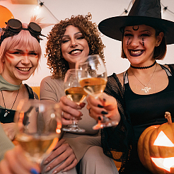 16個 8スタイル ハロウィン 201 ステンレススチールペンダント  レーザー切断  棺と魔女のほうきと幽霊とカボチャのジャック・オー・ランタン  ステンレス鋼色  23~57x16~33x1mm  穴：1~1.5mm  2個/スタイル&nbsp;STAS-UN0044-25