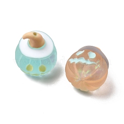 Halloween Frosted Transparent Resin Beads&nbsp;RESI-A048-01B