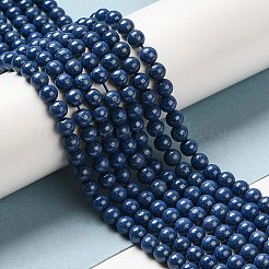 Cubic Zirconia Imitation Pearl Bead Strands&nbsp;ZIRC-P109-03C-02
