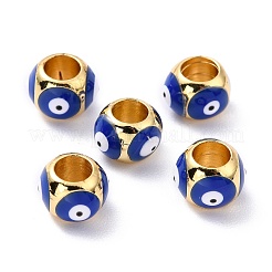 Real 18K Gold Plated Brass European Beads&nbsp;KK-A155-28G-D
