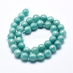 Natural White Jade Imitation  Amazonite Beads Strands&nbsp;G-O164-05-12mm