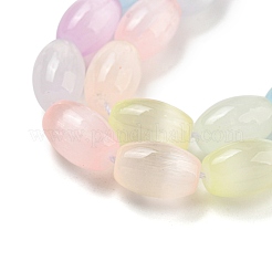 Macaron Color Natural Selenite Beads Strands&nbsp;X1-G-B102-A01-01