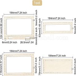 Poplar Wooden Basket Bottoms&nbsp;DIY-WH0184-19