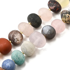 Natural Mixed Gemstone Beads Strands&nbsp;G-H312-A01-B01