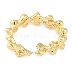 Brass Cuff Finger Ring Settings&nbsp;KK-L219-15B-G