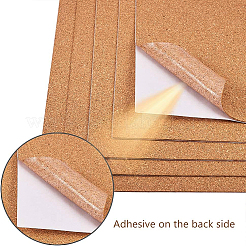 コルク断熱シート  接着剤で  長方形  ペルー  30x21x0.1cm&nbsp;LS-DIY-BC0009-21