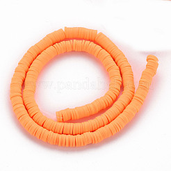 Handmade Polymer Clay Bead Strands&nbsp;CLAY-T002-6mm-42