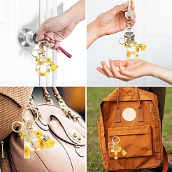 Resin & Alloy Enamel Keychain&nbsp;X1-KEYC-YW00134-01