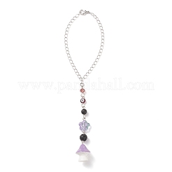 Handmade Lampwork Evil Eye Pendant Decorations&nbsp;HJEW-JM00710