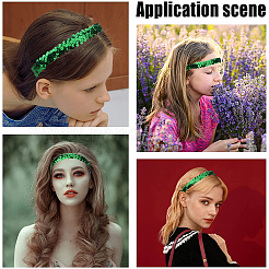 Wide Stretch Sparkling Headband&nbsp;OHAR-WH0001-05