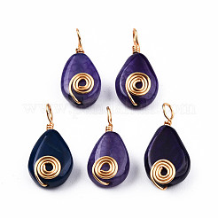 Natural Agate Pendants&nbsp;G-N326-137