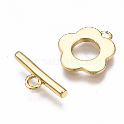 Brass Toggle Clasps&nbsp;KK-T063-95G-NF