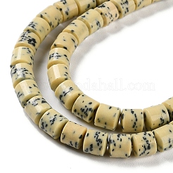 Imitation Dalmatian Handmade Porcelain Beads Strands&nbsp;PORC-H011-06A
