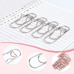 208Pcs Carbon Steel Pen Clips for Notebook Scrapbook&nbsp;FIND-SP0003-01P