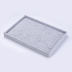 木のリングが表示されます  氷のぬいぐるみ  長方形  グレー  35.2x24.2x3cm&nbsp;RDIS-G005-06A