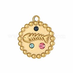 304 Stainless Steel Pendants&nbsp;STAS-OY003-52G