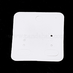 厚紙のピアスディスプレイカード  長方形  リネン  50x44mm&nbsp;CDIS-R024-07