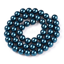 Glass Pearl Beads Strands&nbsp;HY-G002-01D-09