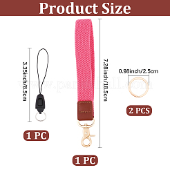 1Pc Nylon Stretch Band Wristlet Keychains&nbsp;KEYC-CL0001-38A