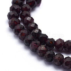 Natural Garnet Beads Strands&nbsp;G-K223-26-4mm