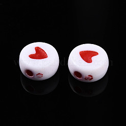 Opaque Acrylic Beads&nbsp;X-ACRP-T004-02A