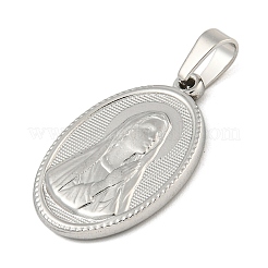 Non-Tarnish 304 Stainless Steel Pendants&nbsp;STAS-B071-02A-22P