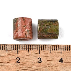天然石ユナカイトビーズ  コラム  9~9.5x8.5~9.5mm  穴：3.5mm&nbsp;G-I395-B14