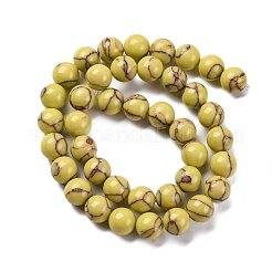 Synthetic Turquoise Beads Strands&nbsp;G-L605-G01-03E