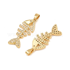 Brass Micro Pave Cubic Zirconia Pendants&nbsp;CU-CBA415D-09G-01