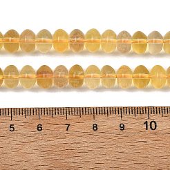 Natural Yellow Fluorite Beads Strands&nbsp;G-D103-B01-02