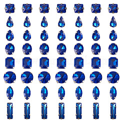 80Pcs 8 Styles Sew on Rhinestone&nbsp;RGLA-TA0001-11C