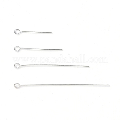 真鍮製9ピン  貯蔵容器付き  銀  2.0cm / 2.6cm / 4cm / 5cm  穴：2mm  ピン：0.7mm  約600個/箱&nbsp;KK-X0093-05S
