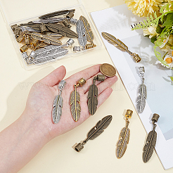 24Pcs Alloy Cord Ends&nbsp;HJEW-NB00328