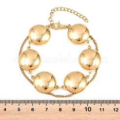 304 Stainless Steel Link Chain & Curb Chain Multi-strand Bracelets for Women&nbsp;BJEW-H641-01C-G