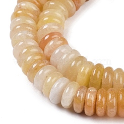 天然石トパーズ翡翠ビーズ連売り  ロンデル  6~6.5x2~2.5mm  穴：1mm  約181~191個/連  15.16~15.35''（38.5~39.1センチメートル）&nbsp;G-Q159-B05-01
