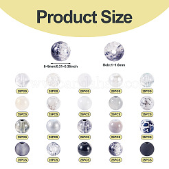 500Pcs 20 Styles Glass Beads Sets&nbsp;GLAA-TA0002-96