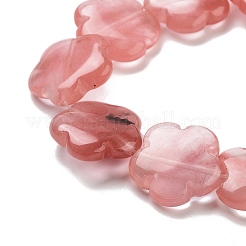 Cherry Quartz Glass Beads Strands&nbsp;G-F769-B01-02