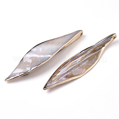 Natural Freshwater Shell Big Pendants&nbsp;X-SHEL-R047-04