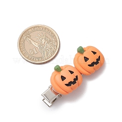 Pumpkin Iron Flat Alligator Hair Clips&nbsp;PHAR-JH00130