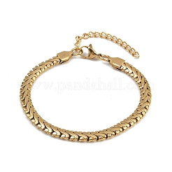 304 Stainless Steel Link Chain Bracelets for Women&nbsp;BJEW-Z143-18G
